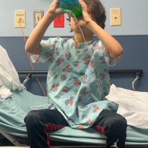 Ryan Dorsey Instagram - #flashbackfriday 

We’re out of the weeds now but a few weeks ago i had to take @joseydorsey to the ER at 1AM - fever was really high &  he said his heart was hurting…I put my @fitbit on him to check his heart rate and it was pretty high. 
•
It had been a couple days I had already taken him to the doctor and couldn’t figure out what was wrong. So off to the hospital we went… 6 hours in the ER they ran all the tests and come to find out - he had Mononucleosis!! 
•
Now he’s back to 💯 - but his his sense of humor never waned throughout.
•
The funniest thing about this kid is, he won’t drink anything other than water, milk, or orange juice. No matter what i do to try get him to try other things. He was obviously dehydrated and the doctor said he needed an IV or he could just drink a Gatorade before they would release him...I knew this was going to be a whole ordeal of a scene. He immediately had a gag reflex upon sipping the orange Gatorade…so tried to water it down, and that didn’t work. So he said “Just give me the IV.” I told the nurses he said he would rather take the IV instead of drink the Gatorade. “No way, you’re kidding” was the response. He took the IV like a champ and 45 minutes later, we walked out of there as the sun was shining and the clock struck 7am. 
•
What a night….