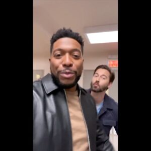 Ryan Eggold Instagram - He’s back. AND he’s black. I’m... still here... and still awkward...? And STILL trying to kiss this dude right on the lips. I haven’t made that smooch happen yet... but believe this Dr. Floyd Reynolds... if that is your real name... I’m gettin’ that smooch. You can run, you can hide but you can’t escape my love. See the problem w Jocko is we just don’t have any fun. So here’s some vids of us... not having any fun. I hope you enjoy the smooth BAMF that is... @jockosims 😘

Ps sometimes two guys rock pink sweaters and that’s what’s up

Ps we’re starring in Bad Boys 5 so be on the lookout...

Ps thanks to @jockosims for all the vids. And the almost smooches ;) Appreciate you. Thanks for letting me ruin your videos

See you tonight #DamFam 💛