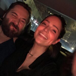 Ryan Eggold Instagram - Happy @janeymontgomery appreciation day 💛 Brilliant actor, incredible mom, part puppy and co maker of faces with yours truly... here we can be seen in a cab on our way to watching episode 3! Airing tonight 🙌 Ugh ps remember when bars were open and you could grab a drink with a friend? Who else misses life... 🙋‍♂️ Better days on the horizon I feel it comin ☀️ Stick with Janet and you’ll be alright! See ya tonight #DamFam