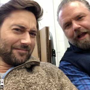 Ryan Eggold Instagram - My dear friend and actor extraordinaire @tlabine came to me asking for help with a Canadian accent. Naturally, me being American, Tyler being Canadian, it makes sense that I would be the perfect mentor to teach Tyler the subtle nuances of the delicate Canadian dialect. 🇨🇦 Don’t beat yourself up buddy, it’s not easy... you’ll get there. Without further ado... please enjoy two nerdy white dudes being embarrassingly stupid :)

Ps in our defense we spend a lot of time on set waiting... ya go a little crazy... 🙃

Ps Tyler your work this season is off the hook 💛

See you tonight #DamFam