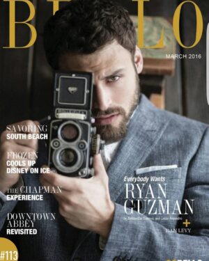 Ryan Guzman Instagram - Here's a lil sneak peak of the Cover I did with @bellomag for @ewsmovie , coming out in a couple hours. Grab a copy if this strikes your interest. Either way I had a great time working with
@lesliealejandro ,  @alekandsteph ,and all the other cool people that day. 
#everybodywantssome 
#april1st
