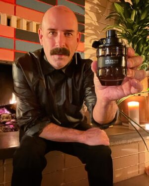 Ryan Heffington Instagram - • Wishing everyoneHappy Holidays   New Year! @viktorandrolf_fragrances #averycoutureholidays Cheers! •