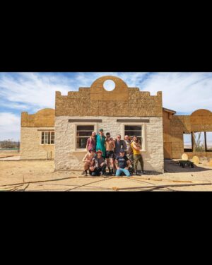 Ryan Heffington Instagram - The story of Ryan Heffington’s Residency  D E S E R T R A D E / @desertrade29 
29 Palms, CA 

In July of 2020, when the world was in disarray, with 
so many questions unanswered, i followed my instinct 
and moved to where felt like the edge of the world, the 
Mojave Desert, CA. Like most of us, I was searching for 
solace. With stunning views of mountains for as far I could see, and the sound of silence, I found myself isolated away from my friends and community. 

A community builder by nature, where now was my foundation to bring people together and enjoy life? Like I did in LA over nearly 3 decades, I started throwing a dance night, at the last bar, appropriately named THE OUT THERE BAR, on the edge of the world, that brought queers, marines, bikers, locals and Brenda an 81 yr old dance enthusiast together in the name of having a good 
time. We danced and partied together, met new friends and sweated a lot. However once a month or every few months thrashing on the dance floor wasn’t as fulfilling as i hoped. That’s when the universe interjected. 

My neighbor, a realtor, asked if I wanted to see an ‘unique’ property she was to put on the market that following Monday. “It’s not for everyone”she stated. Who doesn’t love looking at potential dream properties, even 
if were just for dreaming. With a friend we casually arrived and within 10 steps onto the property, I grabbed and squeezed her hand whispering, “I’m opening a residency”. And here we are. 

follow @desertrade29 for updates   programming