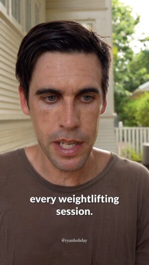 Ryan Holiday Instagram - My running philosophy.