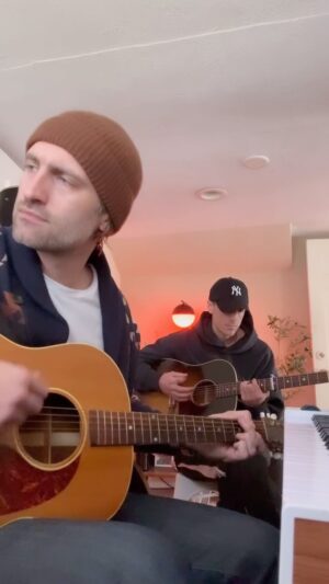 Ryan Hurd Instagram - This is Growing Sideways in Teddy’s studio. One of my favorites from Stick Season. @noahkahanmusic @theo__marshall__ #stickseason #cover