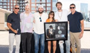 Ryan Hurd Instagram - We celebrated Chasing After You going number 1 at country radio and DOUBLE PLATINUM 💿💿! Thank you to all of the stations that believed in this song, our team, Sony Music and Arista Records, the writers Brinley and Jerry, Producers Aaron Eshuis and Teddy Reimer, and most importantly all of you who have listened to and loved this song. Let’s do it again!