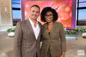 Ryan Lochte Instagram - Feeling the love 🙏
@jenniferhudsonshow @iamjhud 
We had a ton of fun! 🏊‍♂️🎥

We’ve been working hard on what’s to come, stay tuned! ☀️