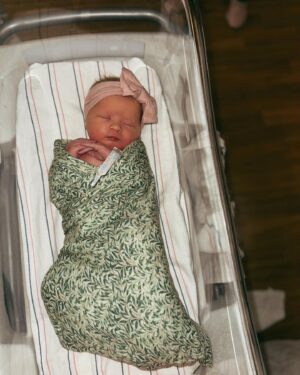 Ryan Lochte Instagram - Georgia June Lochte 🤍 8 pounds of perfection. 6•21•23 — Thank you God for another miracle of life. 🥹
