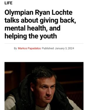Ryan Lochte Instagram - Check out my latest interview with 12-time @olympics medalist @ryanlochte We talk @legendarybyrl @lifetime.nyc… Read the whole interview here: https://www.digitaljournal.com/life/olympian-ryan-lochte-talks-about-giving-back-mental-health-and-helping-the-youth/article