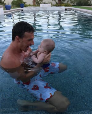 Ryan Lochte Instagram - Happy 6th birthday to my lil boy @caidenandlivlochte i remember as if it was yesterday when i held you for the first time when you were born. i held you to the sun of the delivery room raised you up to the light and cried saying the Lochte name lives on!! a miracle!!! one of the best things to ever happen to me, becoming a dad! #6 #birthdayboy