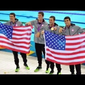 Ryan Lochte Instagram - America, hell yeah!!! Happy 4th everyone @m_phelps00 @conorjdwyer @rcberens #july4th #usa #olympics #gold