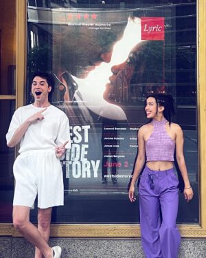 Ryan McCartan Instagram - Opening night • Come see West Side Story at @lyricopera this month • I’m not sure if I could genuinely describe to you the love I have for these people, the depth of their talent, the tenacity of their spirit. Few will ever have the privilege of working with such a focused, dedicated and generous group… but many will have the opportunity to *see* the results of the work they do; so I implore you, if you have the means, this is the one to come see. To my company, I love you all deeply and sincerely. Y también, te adoro, Kanisha. It’s an honor to lead by your side and learn from your example.