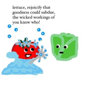 Ryan McCartan Instagram - @samantha_fekete and I collab’d to make this comic strip for you. Wicked/vegetable fans rejoicify. Definitely worth the swipe. @wicked_musical @wickedmovie feel free to repost.