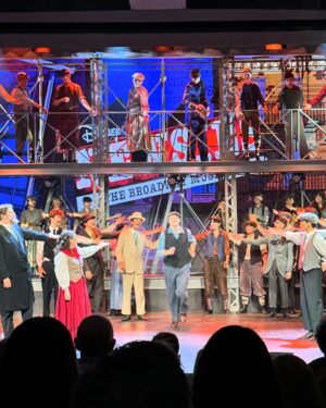 Ryan McPartlin Instagram - Congrats @jacksonchasewright & @estela.monteverde on such an amazing production of Newsies!!! So talented & so proud of your hard work!!! 
👏👏👏

#newsies #musical
