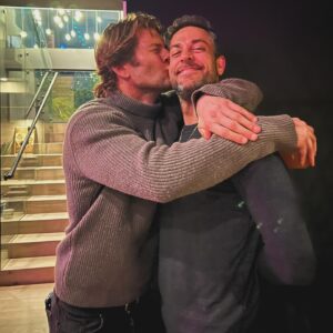 Ryan McPartlin Instagram - When we want to reunite with old friends & cant find a date…we just wait for @rachelzalis to put us all together with @casamigos 🥃 🎉🙏🏻❤️

Happy Birthday Rachel!!! 🎊 I couldn’t find you at the end of night so I gave @zacharylevi a kiss to give to you! 😘

#happybirthday #casamigos #chuck