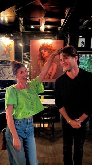 Ryan McPartlin Instagram - How many #Chuck Easter eggs can we fit into one reel during a @sarahmlancaster homecoming???!!! 😜🥚

#Awesome #ellie #reunion