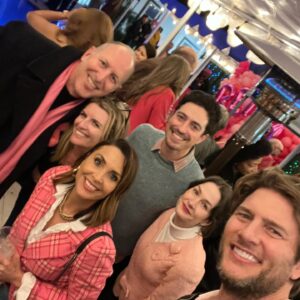 Ryan McPartlin Instagram - Thanks @unforettable for letting @benmfeldman & me use your birthday party 🥳💖 as a mini "Living with Fran" reunion with Josh Etting!!! 

Hey Josh or Ben, can someone please tell @officialfrandrescher it took 20 years but I grew my hair out like she asked...now can we get the reboot??? 😂

#livingwithfran #hairgoals #sorryjosh