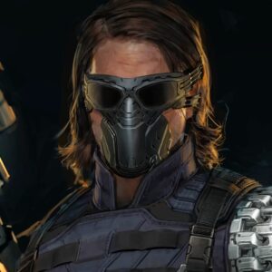 Ryan Meinerding Instagram - Unused Winter Soldier mask from Captain America: The Winter Soldier