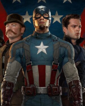 Ryan Meinerding Instagram - This is the painting I did of Cap for the Smithsonian Exhibit from Captain America: The Winter Soldier.  It showed up a couple times in the first episode of The Falcon and the Winter Soldier, so fun to see it again!