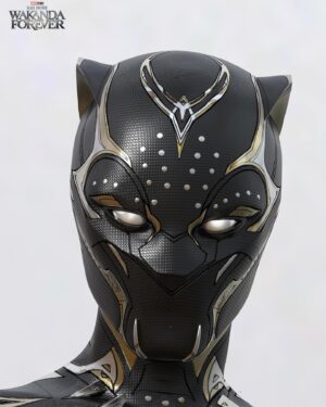 Ryan Meinerding Instagram - Black Panther helmet design from Black Panther: Wakanda Forever!