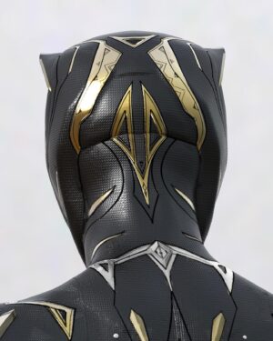 Ryan Meinerding Instagram - Black Panther helmet design from Black Panther: Wakanda Forever!