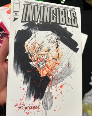 Ryan Ottley Instagram - Sketches I did on Whatnot livestream today! Winners of the auction choose who they want me to draw and I Do it live! Been an amazing con! Really great being back in Philly, it’s been far too long!