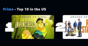 Ryan Ottley Instagram - Wow. It happened again. Number one on @primevideo , I never imagined this. Thank you all!