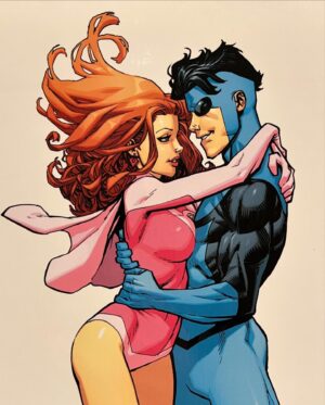 Ryan Ottley Instagram - This month, a new INVINCIBLE library volume 5. I drew all new covers for these. Library volumes are my favorite collected versions because… they oversized, they got sketchbook sections! For those of you that like the big art and to see how we created the Invincible series.