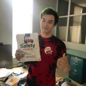 Ryan Potter Instagram - After months of training, Gar is officially forklift certified, suck it!
Watch season 3 on @hbomax