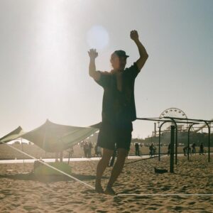 Ryan Potter Instagram - bday smiles 
(It’s not my birthday today, but thank you 🤣)
🎞 : @ryanadamburns 

thank you to everyone that came out to the beach on my bday 💜