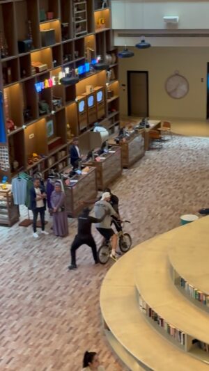 Ryan Taylor Instagram - Riding my bike in places I shouldn’t part 204 😂 #pov #bmx #dubai