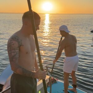 Ryan Thomas Instagram - Some first day on the retreat…chasing sunrises and dolphins…😲🌅🐬 Feeling so grateful for life right now 💫 @ryanthomas84 @pdl.academy #portugal #padelretreat #blessed