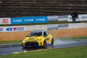 Ryan Tuerck Instagram - Was a wet one in morning practice but we had a fresh pair of @officialrainx wiper blades on the car baby💪🏼 The rain stopped and we should have a full dry session tonight before seeding bracket starts. #TeamToyota

#TGRNA #RT411 #GRCorolla 
@officialRainx
@nittotire 
@mobil1 
@rockstarenergy
@teamtoyota 
@bcracingna 
@supertechperformance 
@race.service
@johnreedracing