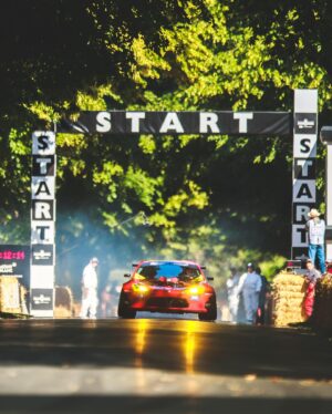Ryan Tuerck Instagram - #TeamToyota
Headed to @fosgoodwood today with @johnlawless and @rmarini21! Can’t wait to kick things off with the #ToyotaSTOUT! Here’s a few more throwbacks with the #GT4586 💪🏼

#RT411 #411WORKS #Mobil1