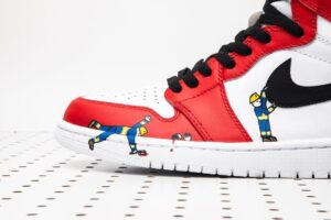 Ryder McLaughlin Instagram - Painted these Jordan 1’s for @goat. Very happy on how they came out #goatdiy