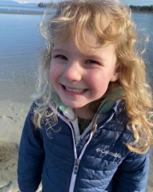 Rylea Nevaeh Whittet Instagram - Some days are harder than others to get a smiling happy posed picture of Rylea 😂 #ryleanevaehwhittet #ryleawhittet #maddyfrommaid #friday #rednose #curlyhair #smileyrylea #blueeyes #funday #beachday #parksville #blueskies #mykidisthecutest #rylea #maddog #sunshine #westcoastisthebestcoast