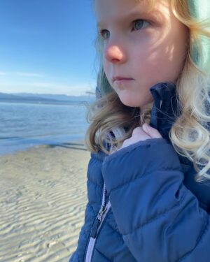 Rylea Nevaeh Whittet Instagram - Some days are harder than others to get a smiling happy posed picture of Rylea 😂 #ryleanevaehwhittet #ryleawhittet #maddyfrommaid #friday #rednose #curlyhair #smileyrylea #blueeyes #funday #beachday #parksville #blueskies #mykidisthecutest #rylea #maddog #sunshine #westcoastisthebestcoast