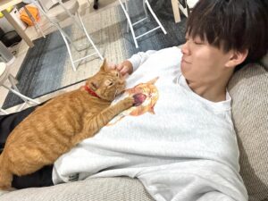 Ryogo Matsumaru Instagram - あまりにも幸せすぎてニヤける… リドくん好きだ

#猫