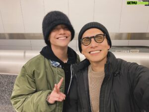 Ryosuke Miura Instagram - .
秋人に遭遇した♡
#宮崎秋人さん
新幹線御見送りしてくれた🚅w