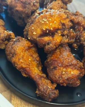 Ryu Soo-young Instagram - #허니버터 치킨
오랜만에 👸🏻공주님께 엄지척 받음. ☺️

#집치킨
#sundaybrunch 

#homemade #friedchicken 
#honeybutter