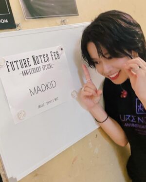 SHIN Instagram - MADKID 
Future Notes Fes
-ANNIVERSARY SPECIAL-
ありがとうございました☺︎💐
幸せな1日でした。
たくさんのお祝いありがとう。

Thank you!!
It was a happy day.
Thank you so much for all the congratulations.

#shinchan_style #madkid