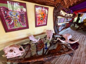 Saba Douglas-Hamilton Instagram - I always find it super hard to photograph @elephantwatchcamp - with its riot of colours and wiggly asymmetry - and do it any justice.  Perhaps that’s because the main ingredient in everything we do is ❤️ LOVE 💕- impossible to capture but fills the soul to the top. 

And now we are open!!