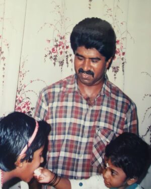 Sabareesh Sajjin Instagram - Happy Father's Day ❤
It's been 20 years since you left the world but not from the heart. 
@sneha_sajjin #fathersday
