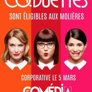 Sabine Perraud Instagram - Le 5 mars, j’aurai le bonheur et la chance de faire ma dernière date parisienne des @les_coquettes_off au Comedia
Après, si tu préfères voyager, tu peux aussi venir nous voir en tournée hein...#corpo #lesmolieres #chance #copines