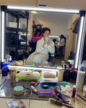 Sabrina Grdevich Instagram - Last year at this time I was recovering from Covid and shooting both G&G and Slasher 
Big shout out of 🙏❤️ to both make up and hair teams for all your tireless work @ making me look healthy and ready to go😘
2 weeks and 2 sleeps til 
#SlasherRipper🔪🩸on @hollywoodsuite