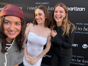 Sabrina Jalees Instagram - I USED TO BE FUNNY is out in MOVIE THEATERS and people are LOVING IT and we DRANK ROSÉ about it.