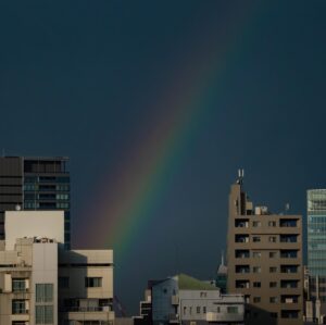 Saburo Tokito Instagram - 今日の虹 ＠東京
#虹 #rainbow