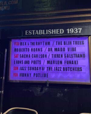 Sacha Carlson Instagram - Last night @themintla was a fantastic celebration of rock n roll, good company, new friends, and gettin down on the dance floor. 🕺Thank you to all who came out, we’ll see you very soon… stay tuned