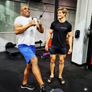 Sage Northcutt Instagram - Hitting it with my Jiu Jitsu instructor @fabiopradobjj 

#TeamRedcon1 Link in Bio code SAGE20