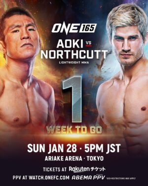 Sage Northcutt Instagram - 1 week to go! @onechampionship #One165